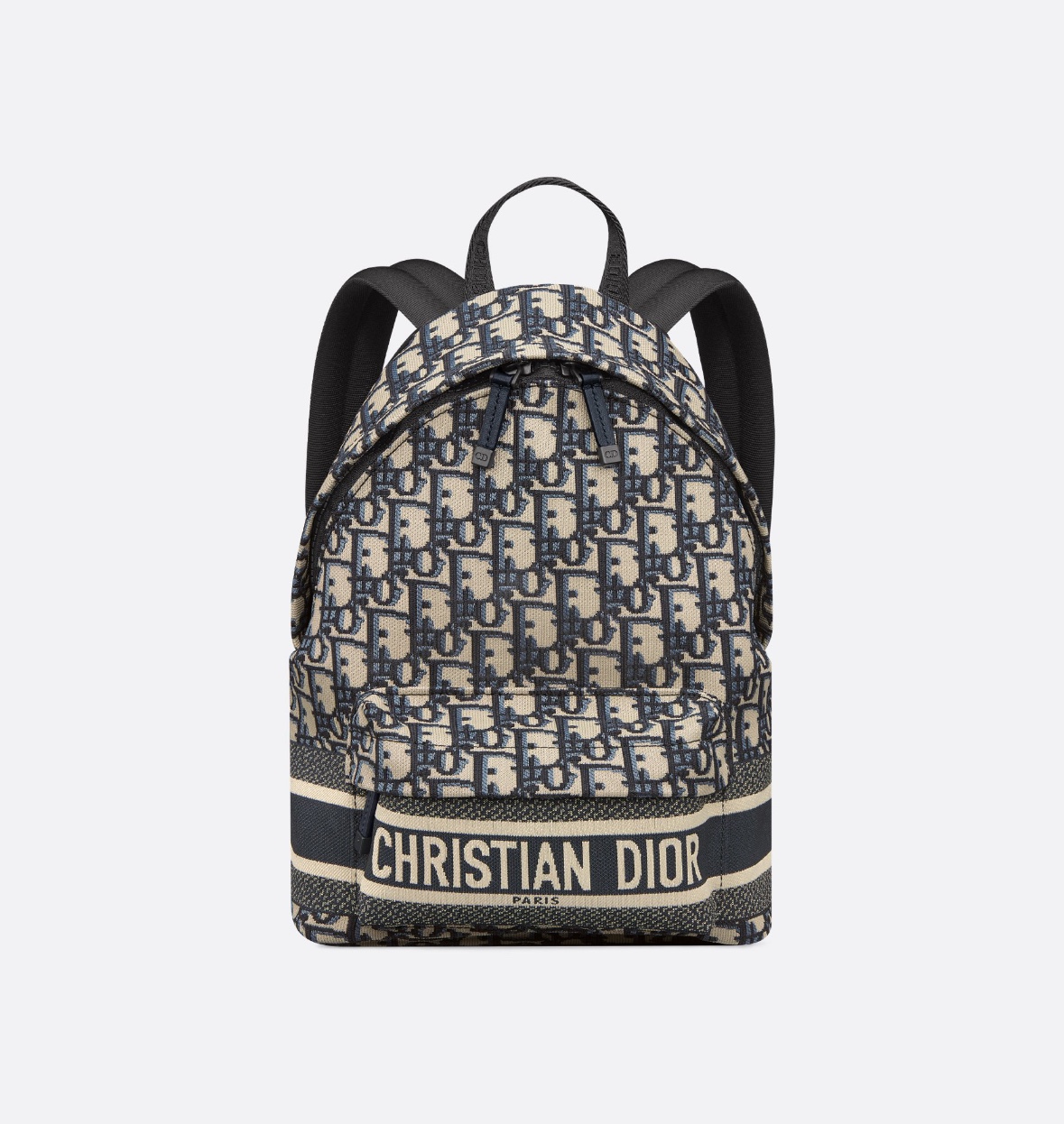 dior travel oblique print zipper backpack